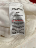 Juniors White All Over Cherry Printed Fleece Sleepsuit (winter)