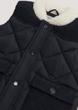 Matalan navy fur collar jacket (Winter) (New)