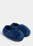 Matalan navy furry winter shoes