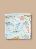 Juniors dino printed ribbed blanket