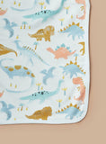 Juniors dino printed ribbed blanket