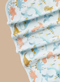 Juniors dino printed ribbed blanket