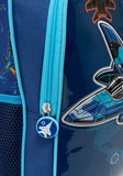 Juniors navy fighter jet trolley bag