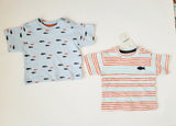 Juniors Fish & stripe Tshirts (set of 2) (Summer)