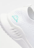 Kappa Solid White textured shoes (Box Packaging)