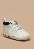 Shoexpress white fixed laces infant shoes