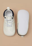 Shoexpress white fixed laces infant shoes