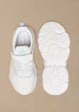 Oaklan white single strap shoes (New)