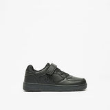 Kappa black single strap shoes