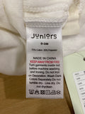 Juniors White Sheep Embroidered Fleece Sleepsuit (winter)