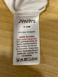 Juniors White Horse Printed Sleepsuit