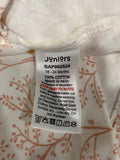 Juniors Cream All Over Floral Button Down Shirt & Pyjama Set (Set Of 2)