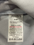 Juniors blue kangaroo fleece hooded sleepsuit  (Winter)