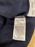 Juniors Navy Zipped Hoodie (Winter)