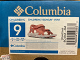 Columbia pink girl sandals (Box Packaging)
