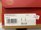 Puma Grey & White Colorblock Perforated Shoes (Box Packaging)