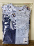Juniors Beep beep Printed Sleepsuit with Zip Closure (Set of 3)