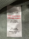 Matalan green all over dino printed fleece lined sweatshirt (Winter)