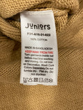 Juniors Brown Bear Knitted Openfeet Sleepsuit (winter)