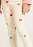 Minnie mouse polka dots printed leggings