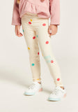 Minnie mouse polka dots printed leggings