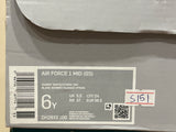 Nike Air Force solid white & pink perforated shoes (Box Packaging)