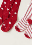 Juniors Star & stripe tights (set of 2)