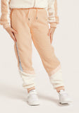 Bossini Pink Panelled Jog Pants with drawstring