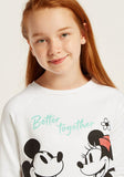 Disney Better Together White Sweatshirt Dress (Winter)