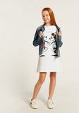 Disney Better Together White Sweatshirt Dress (Winter)