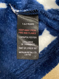 Matalan Navy All Over Stars Printed Fleece Shirt & Pyjama Set  (Set Of 2) (winter)