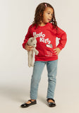 Hello kitty red sweatshirt (Fleece lined) (Winter)
