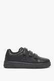 Kappa triple strap black shoes