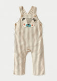 Juniors bear stripped dungaree (set of 2)