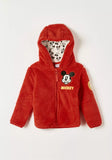 Mickey mouse red fleece hoodie (Winter)