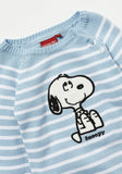 Peanuts snoopy knitted openfeet sleepsuit (Winter)