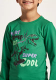Juniors super cool dino fullsleeves tshirt