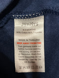 Juniors navy hooded & padded sleepsuit (Winter)
