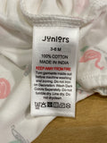 Juniors swan printed openfeet sleepsuit & romper set (set of 2)
