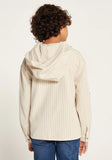 Eligo beige stripped Stylized hoodie