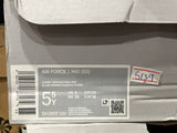Nike Air Force solid white & pink perforated shoes (Box Packaging)
