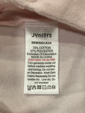 Juniors Pink Embossed Closedfeet Fleece Sleepsuit (Winter)