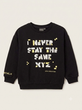 Juniors XYZ black fleece lined sweatshirt (Winter)