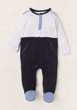 Giggles navy patch sleepsuit