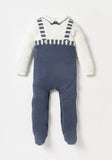 Giggles navy formal bow sleepsuit