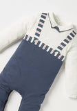 Giggles navy formal bow sleepsuit