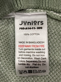 Juniors green checkered knitted pullover (Winter)