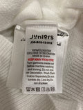 Juniors White Knitted Heart Sequins Shirt & Tights (Set Of 2) (Winter)