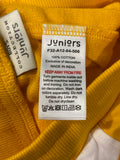 Juniors mustard & white jog pants