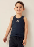 Juniors Boys vehicle printed vests (Pack of 3)